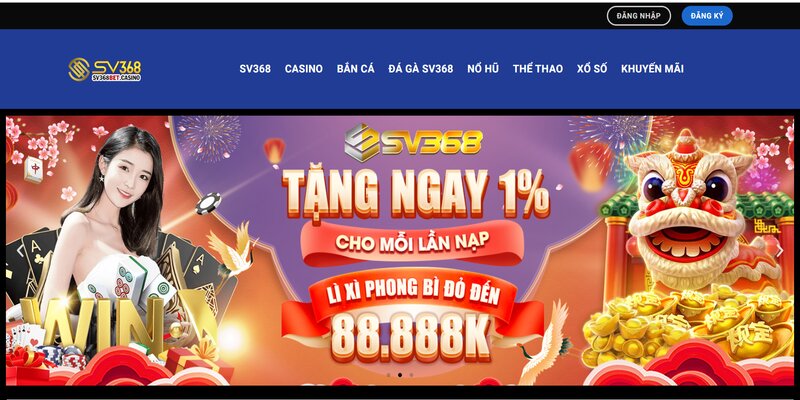 Đăng ký Sv368 nhận ngay loạt ưu đãi cực đỉnh