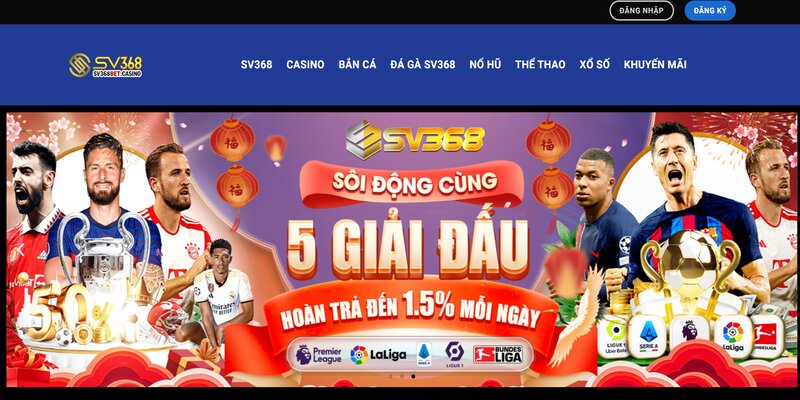 Hoàn trả lên đến 1,5% mỗi ngày cho thành viên Sv368